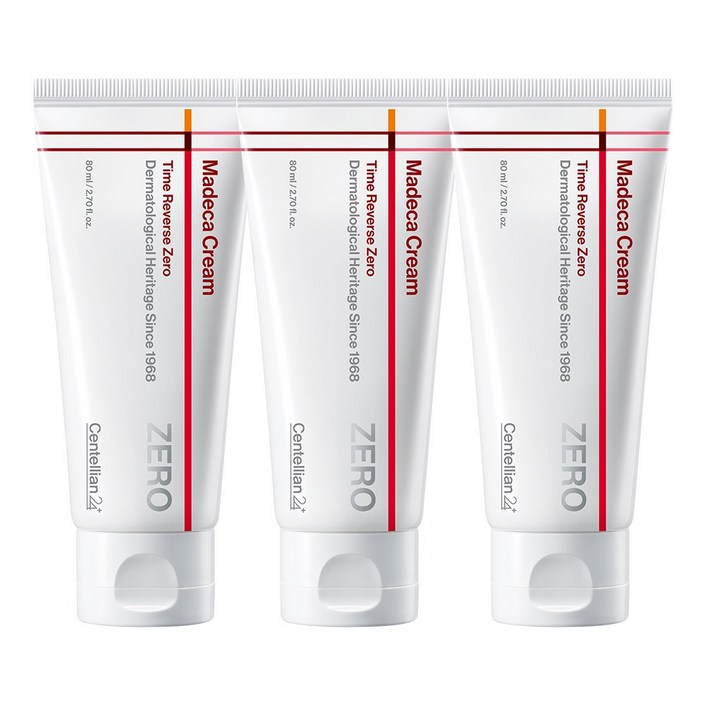[최신상] 센텔리안24 마데카크림 타임리버스 제로, 대용량, 80ml, 3개