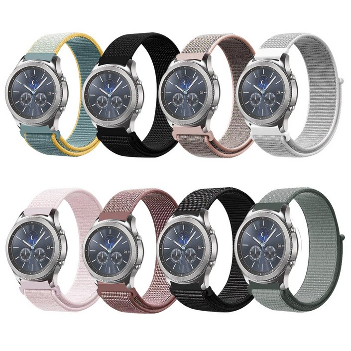 갤럭시 워치3 액티브2 기어S 공용 스트랩 스포츠 루프 밴드 시계줄 22mm