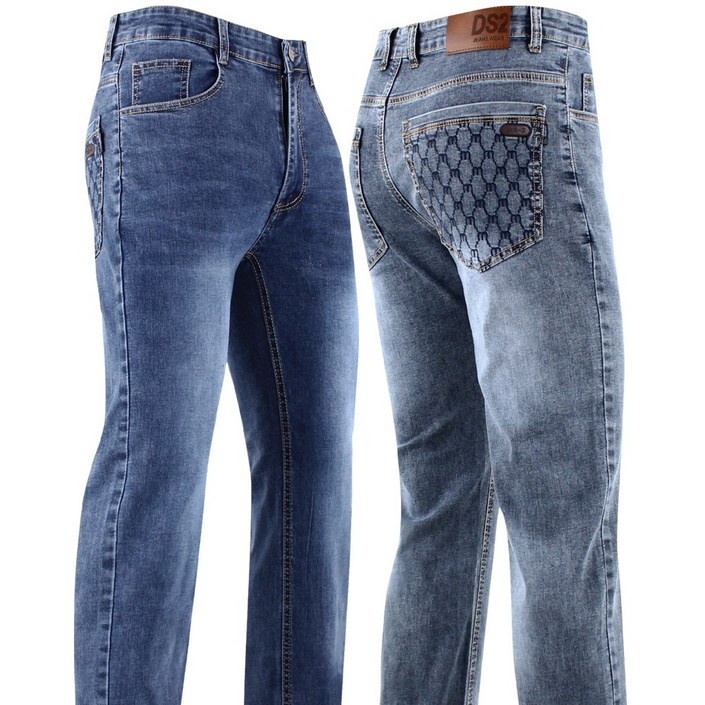 2장 여름용 남자 신축성 좋은 만능 청바지 3038 스판 일상 데님 진 B1963