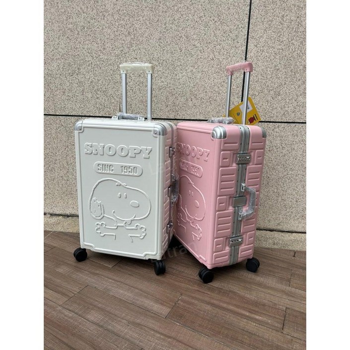스누피 26인치 대용량 캐리어 유니버설휠