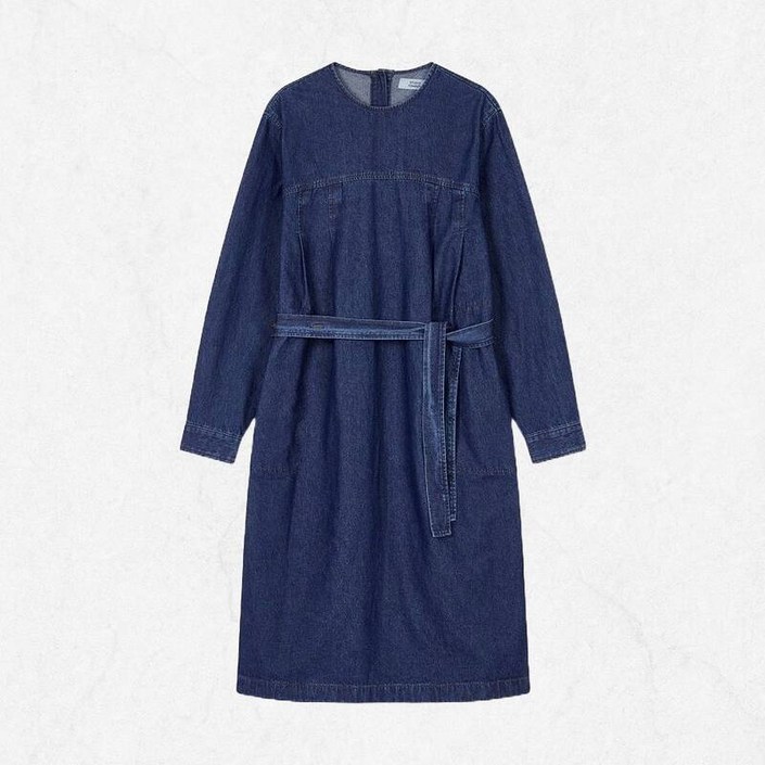 국내정품 스튜디오 톰보이 웨이스트 스트랩 데님 튜닉 원피스 9105341107isa 2510263