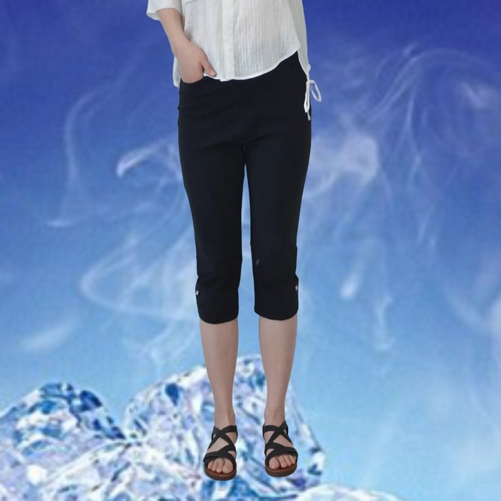 마콜여성용 여름 밴딩 찰랑 7부 냉장고 냉감 바지 레깅스 빅사이즈 팬츠