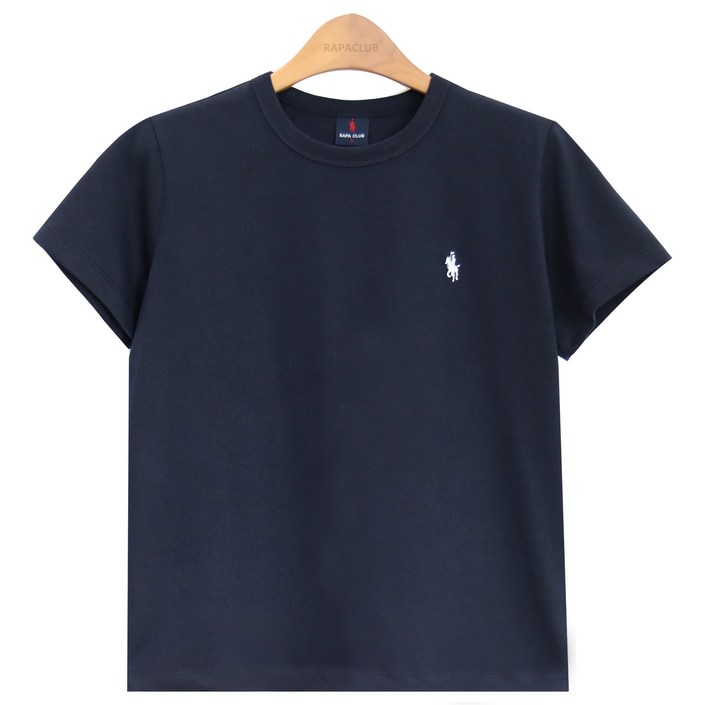 라파클럽 여성 레귤러핏 쿨링 라운드넥 반팔 티셔츠