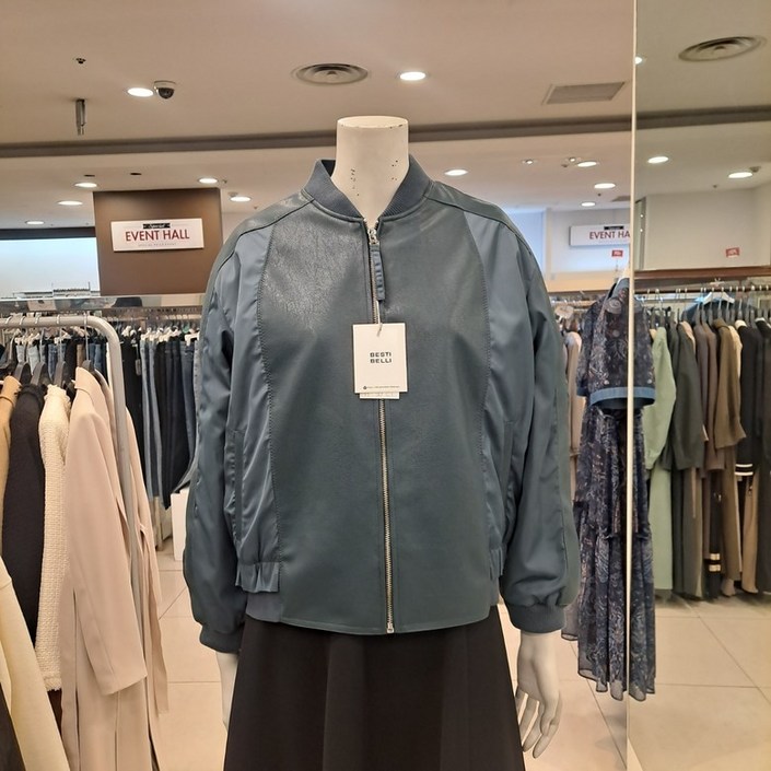 베스띠벨리 세이브존02 블루종 레더점퍼 BGJZC81740