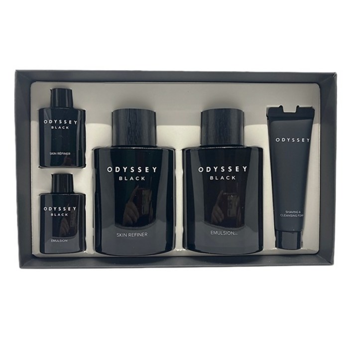 오딧세이 블랙 남성 화장품 2종 세트