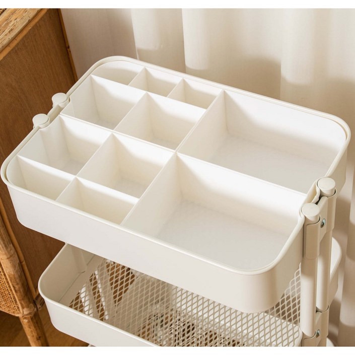 SET 이케아 트롤리 로스코그 OLD 대형 맞춤 수납함 기저귀 정리함 교구장 장난감