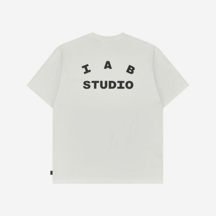 [정품 보증] 아이앱 스튜디오 티셔츠 화이트 - 23FW IAB Studio T-Shirt White - 23FW