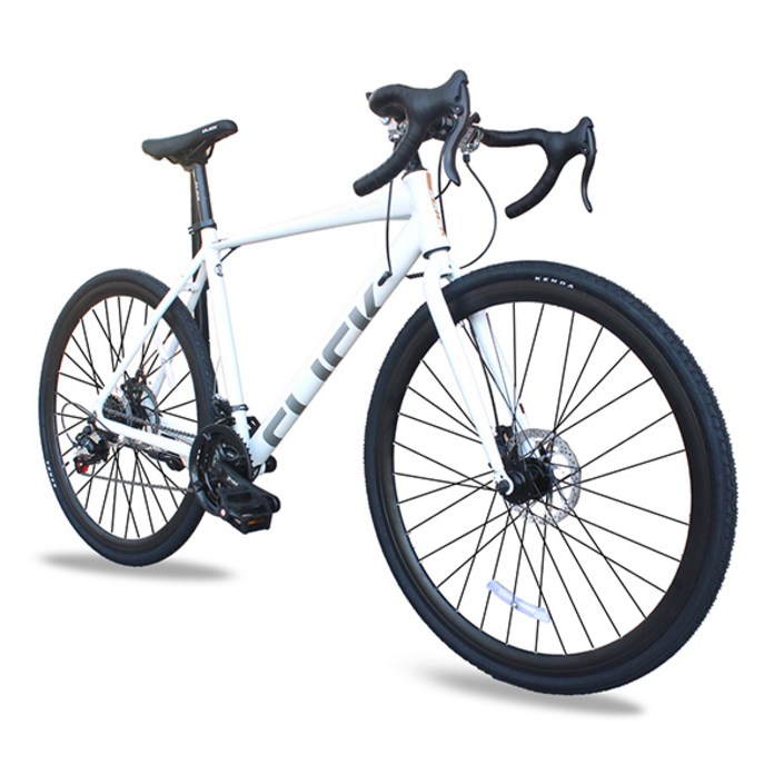 클릭 로드자전거 뉴욕DR 25년형 700C 시마노21단 디스크브레이크, 400mm 화이트완조립사은품, 1개, 175cm
