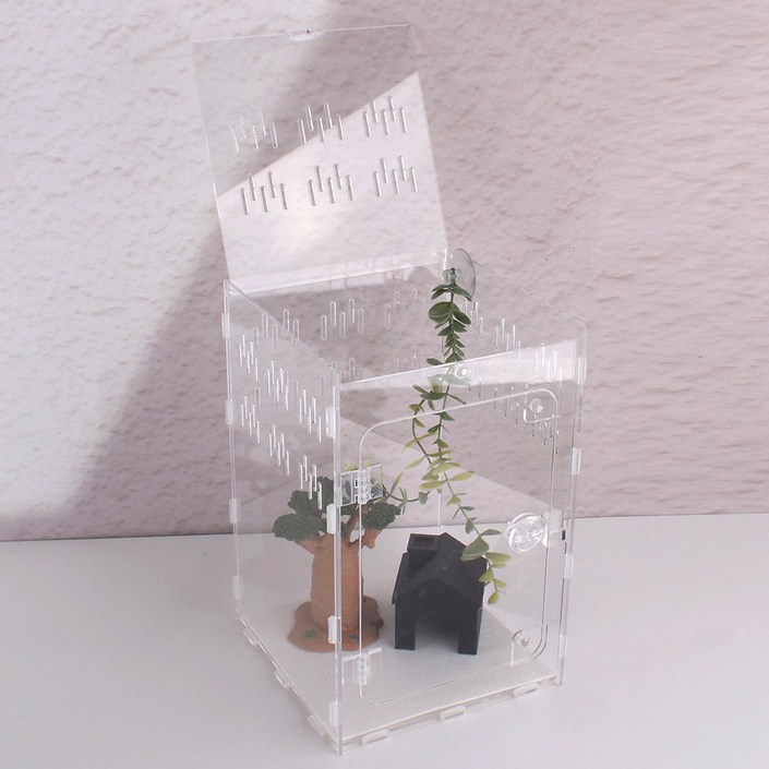 조립형 세로형 30x30x45 (대) 도마뱀 사육장 도마뱀집 아크릴사육장