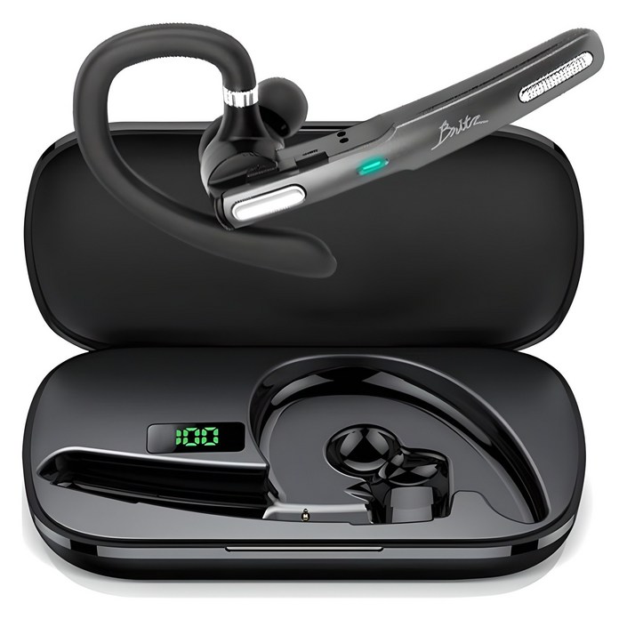 브리츠 프리미엄 블루투스 이어셋, BZVtalk7R, 블랙