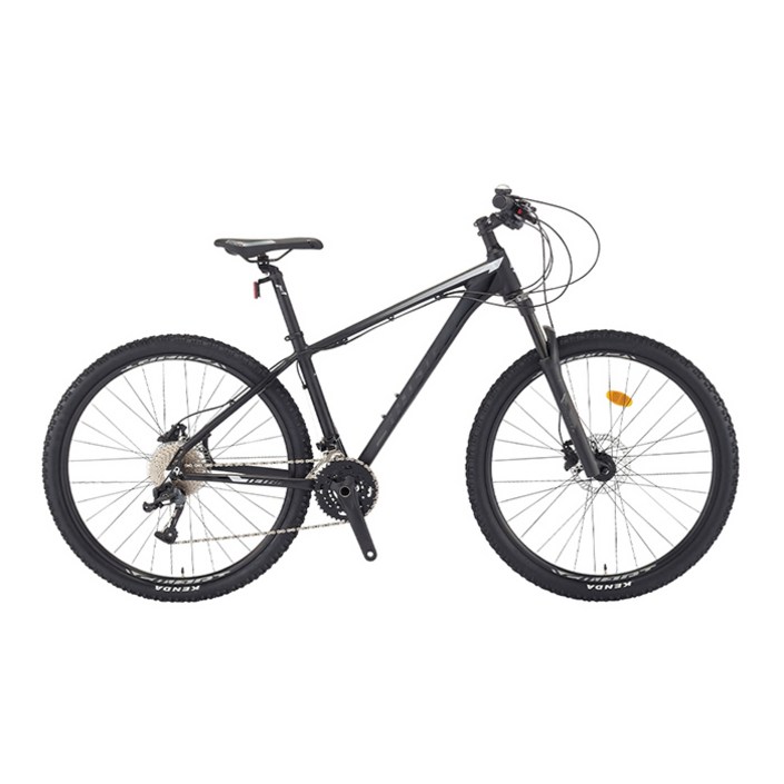 스마트자전거 테트라 7XX MTB 2024년 69.9cm27.5인치 33단 유압식디스크브레이크 입문용 미조립, 1개, 180cm, M사이즈 무광블랙
