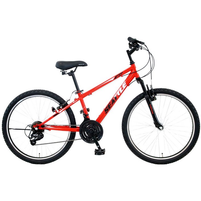 2023 삼천리 하운드 주니어 자전거 시애틀MT 24인치, 레드, 160cm