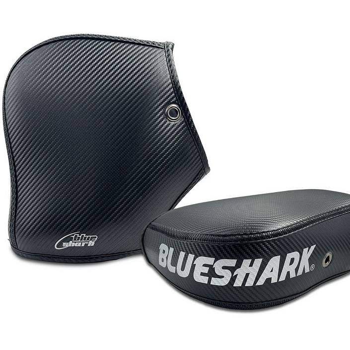 오토바이 블루샤크 카본토시 겨울 방한장갑 핸들커버 소프트타입 빅사이즈 26년 버전, 블랙