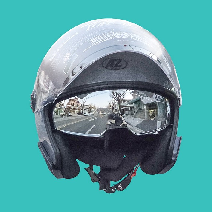 가벼운 오픈페이스 헬멧 더뉴RS10 - 시멘트 그레이