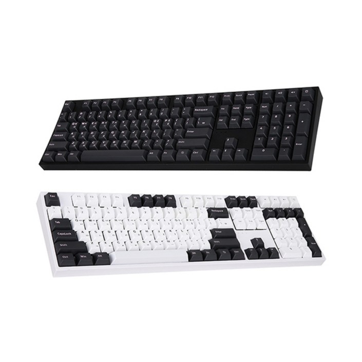COX COX CK108 BT 게이트론 블루투스 5.0 기계식 게이밍 키보드 (화이트, 청축)