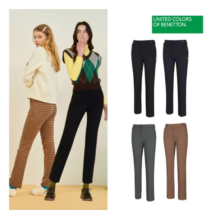 [베네통스포츠] () 25FW 여성 기모팬츠 2종