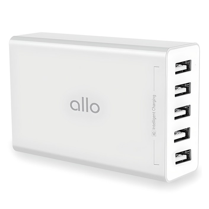 알로코리아 USB 5포트 2.4A 스마트 멀티 고속 충전기 UC401S