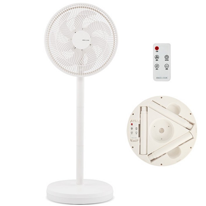 엔젤쿡 퓨어 스톰 팬 서큘레이터 리모컨 접이식 보관, AGCQT9800
