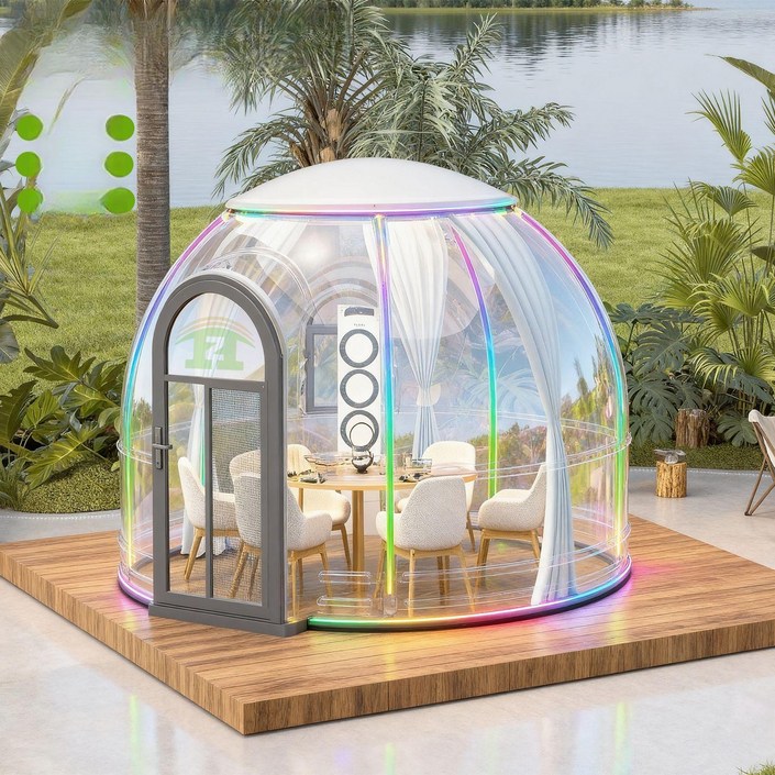 투명 돔텐트 쉘터 대형 에어 글램핑 감성 하우스 돔쉘터