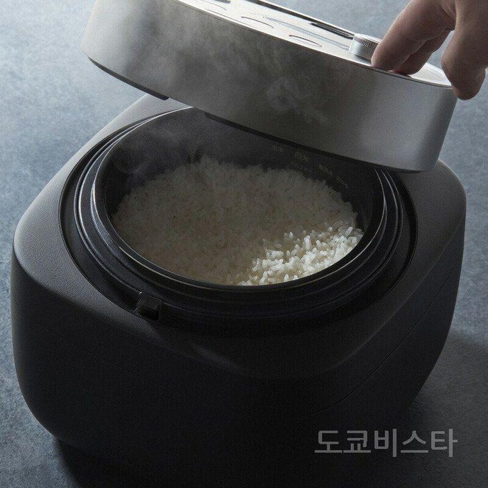 발뮤다 The Gohan 고항 전기 밥솥 이중 구조 블랙 K08A-BK