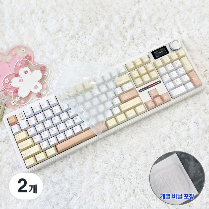 AULA 독거미 F108 PRO 키스킨 실리콘 키보드덮개 커버