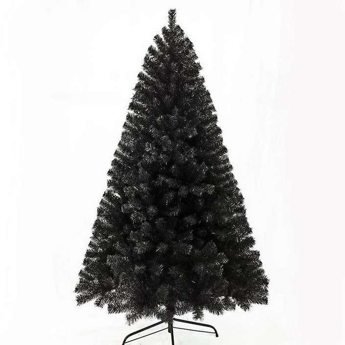 블랙 트리 크리스마스 호텔 검은색 검정색 2M