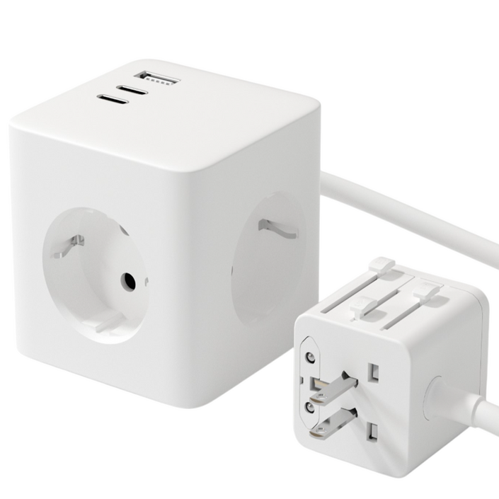 바우토 여행용 해외 멀티탭 어댑터 고속 충전 PD25W