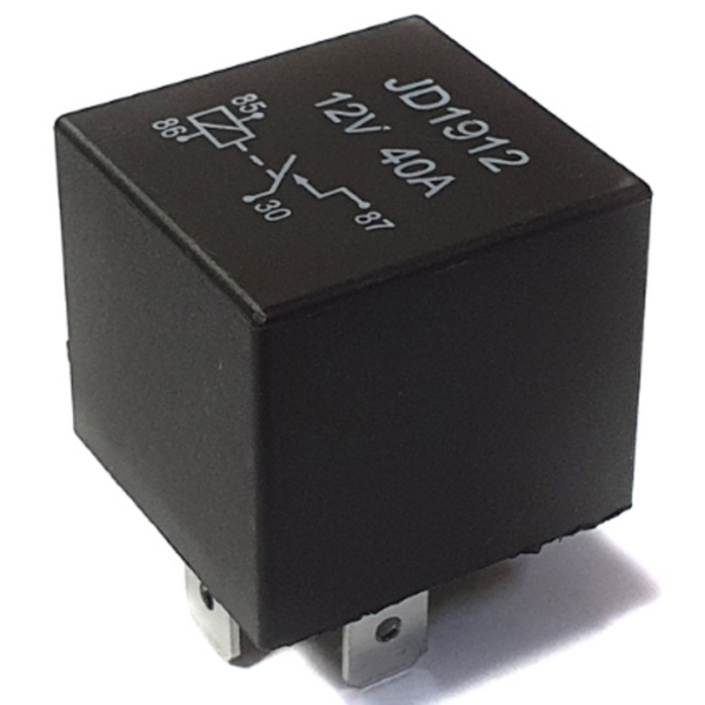 셀렉트템 자동차릴레이 4P 파워릴레이 오토바이 전자스위치 소켓배선