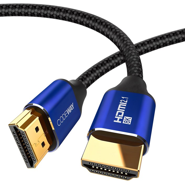 코드웨이 HDMI 2.1v UHD 8K 케이블, 1개, 1.5m 코드웨이 HDMI 2.1v UHD 8K 케이블, 1개, 1.5m