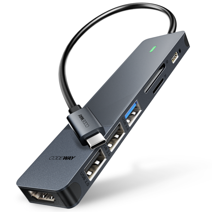 코드웨이 USB C타입 허브 7 IN 1 노트북 맥북 멀티허브