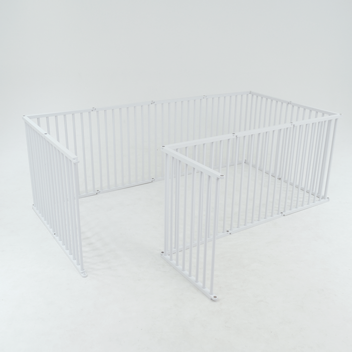 독톡 강아지 울타리 펜스 ABS 60cm 12p, 상하단화이트, 파이프화이트, 1개