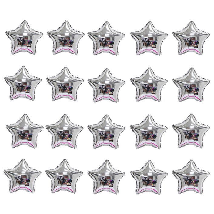 별 은박 풍선 23cm