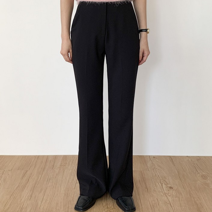 토마토팩토리 여성용 패리스 스판 세미 부츠컷 슬랙스 기본