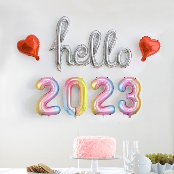 헬로 2023 장식세트