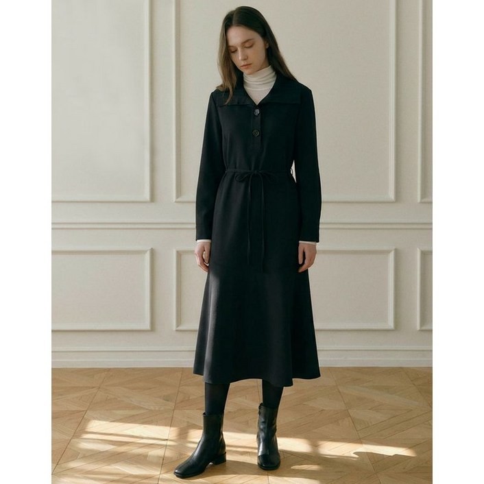 레노마레이디 더레노마 니트 카라 벨트 원피스-CC31OP820 347715