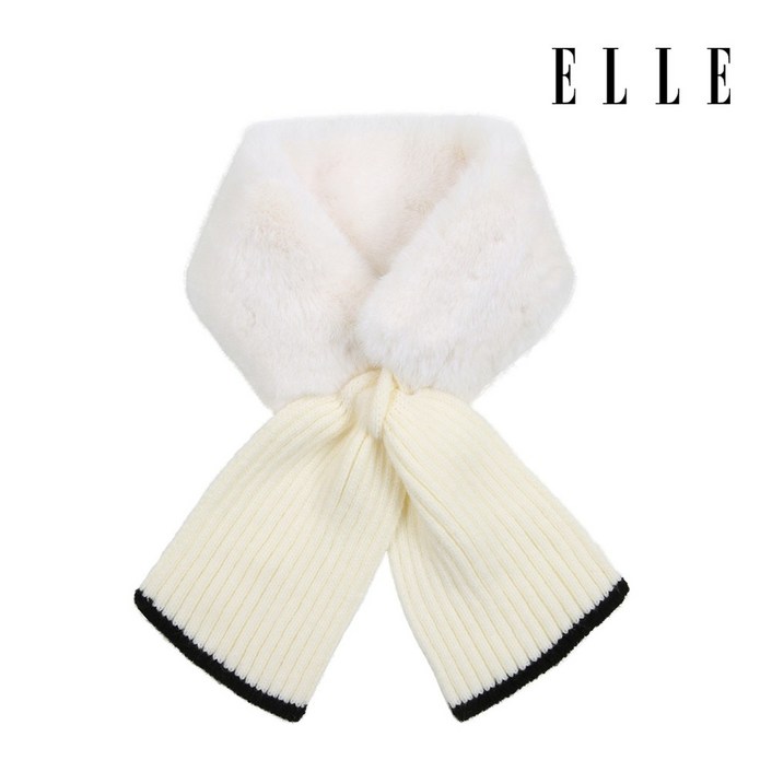 엘르 더제인 페이크퍼 머플러 SE44MX307