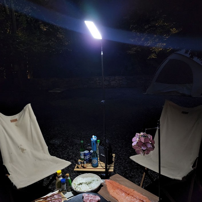 높이조절 자바라 LED 캠핑조명 랜턴