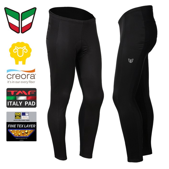 마르코판타니 한겨울 3중레이어 남여 방한방풍 타이즈블랙