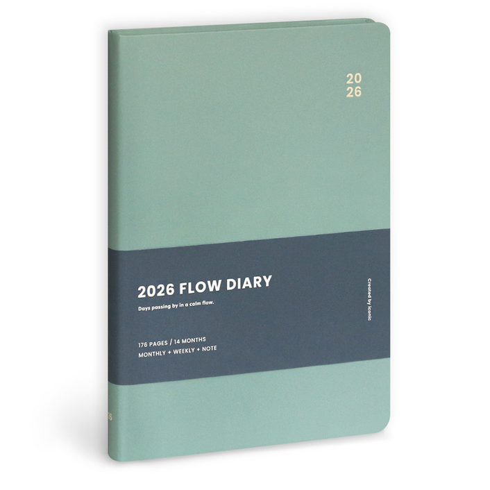 아이코닉 2026 플로우 다이어리 위클리 플래너 스케줄러