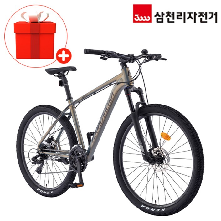 삼천리 2025 완조립 69.85cm27.5인치 아팔란치아 M30 24단 청소년 성인 알루미늄 산악 MTB 자전거, 샤인샌드무광, 1개