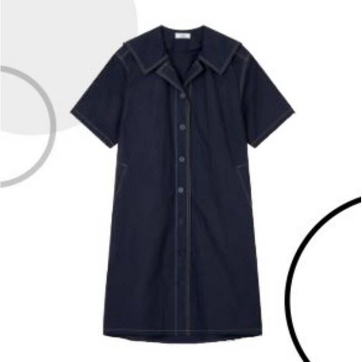 스튜디오 톰보이 스티치 코튼 원피스9175241981GB 329306