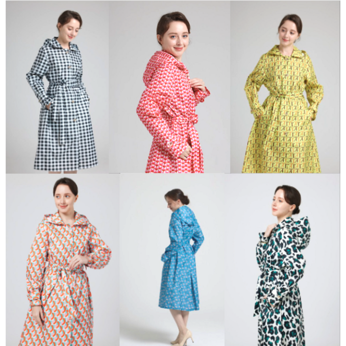 드레시앨리 바람막이 레인코트 트렌치코트 우비 여성