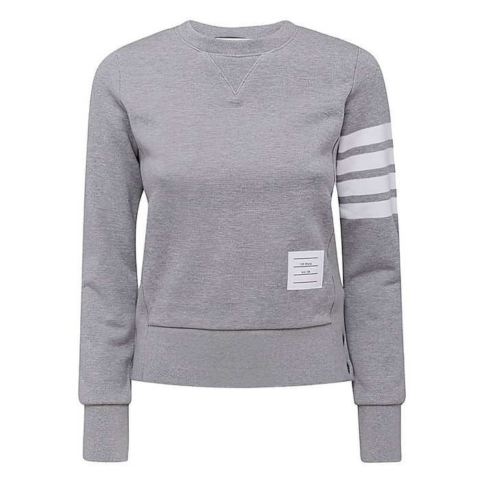 톰 브라운 루프백 4 바 스웨트셔츠