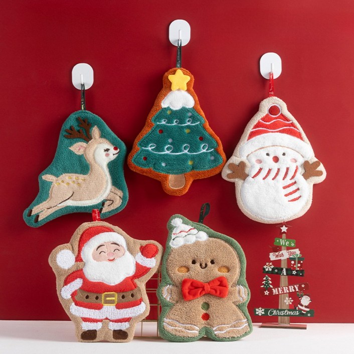 글로즈온 크리스마스 대형 핸드타올 5종 수건 오너먼트 선물세트