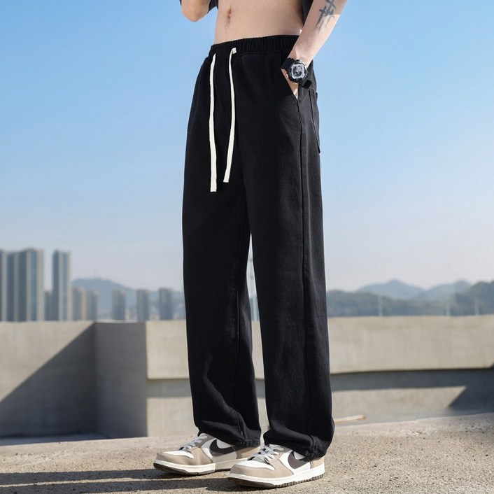 남자 청바지 밴딩 데님팬츠 A7164