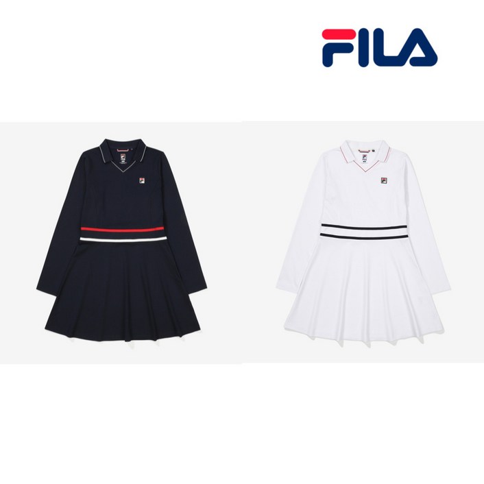 휠라성인 여성 테니스 피케 카라원피스 FS2OPF3351F