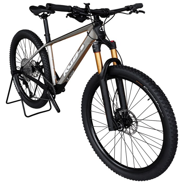 [지멘스자전거]풀카본 MTB자전거 27.5인치 SHIMANO DEORE 12단 유압디스크 KGB-S 산악자전거, 1개, 180cm, [미조립(공구없음)]옵시디언골드