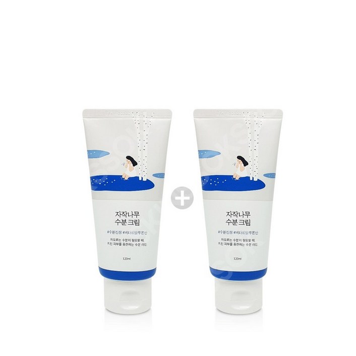 블리샵라운드랩 자작나무 수분 크림 120ml 2개