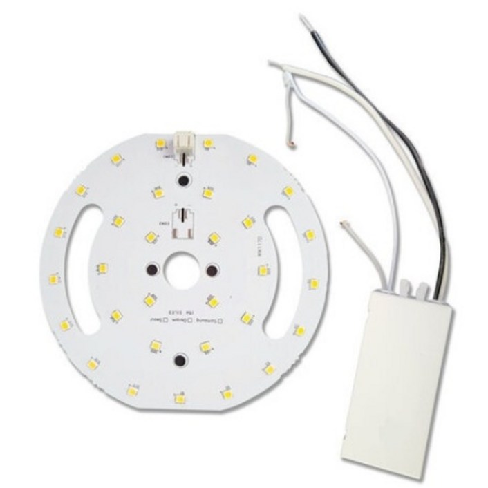 MD 원형 직부 모듈 세트 15W 백색 리폼 교체 LED