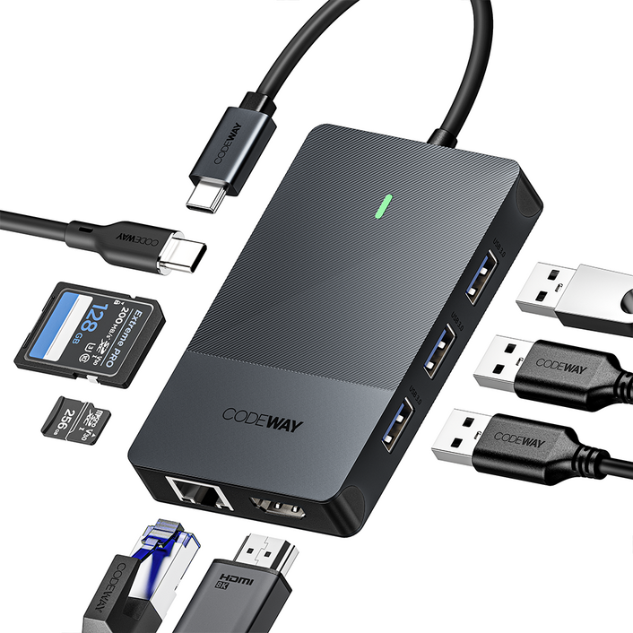 코드웨이 USB C타입 노트북 멀티허브